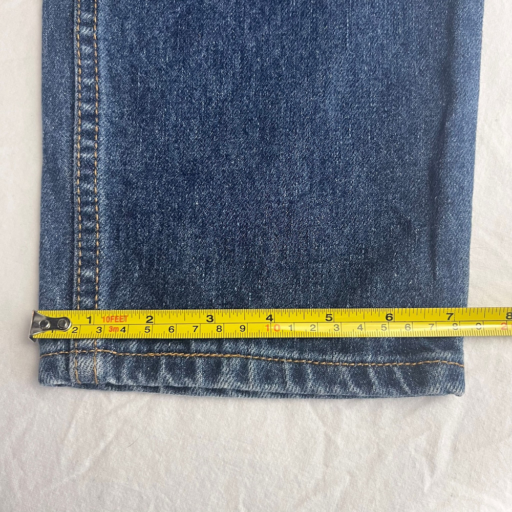 Urban Renewal Vintage Levis 550 Jeans Womens Sz 10S Black Reworked Western Boho - Picture 9 of 12